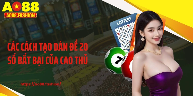 Các cách tạo dàn đề 20 số bất bại của cao thủ